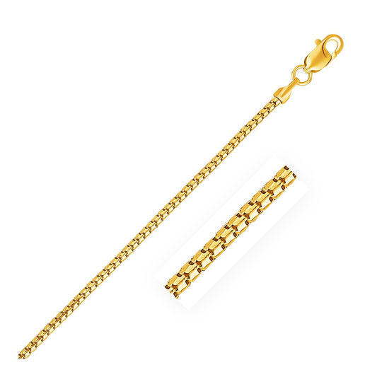 Size: 16'' - 14k Yellow Gold Ice Chain (1.30 mm)