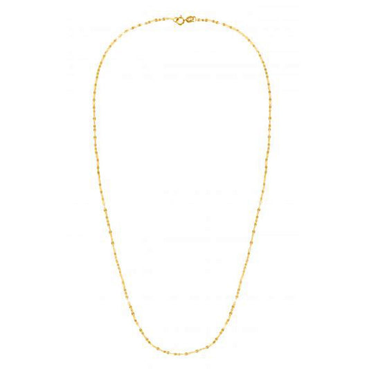 14k Yellow Gold Alternate Valentino Chain (1.40 mm)