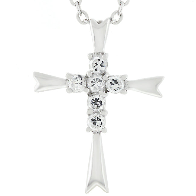 Coupled Cross Pendant