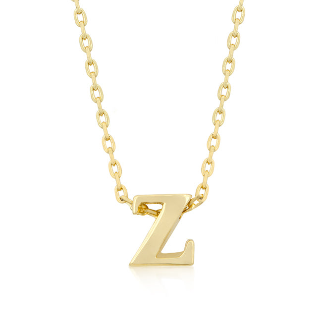 Golden Initial Z Pendant