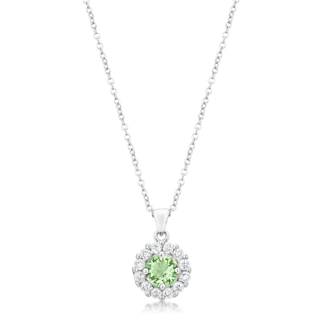 Bella Bridal Pendant in Peridot