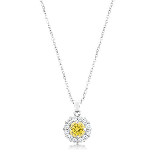 Bella Bridal Pendant in Yellow