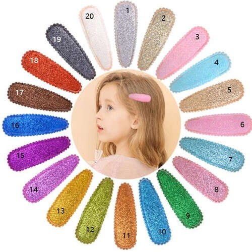 (20 pcs) Korean Style Glistening Baby Girl Hair Clip Set/ Hair Accessories